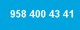 958 400 43 41 958 400 43 41